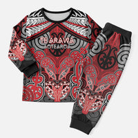 Aotearoa Iwi Te Arawa Personalised Christmas Pajama Set Maori Kowhaiwhai Pattern