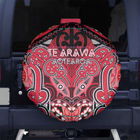 Aotearoa Iwi Te Arawa Spare Tire Cover Maori Kowhaiwhai Pattern