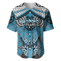 Aotearoa Iwi Ngati Porou Personalised Baseball Jersey Maori Kowhaiwhai Pattern