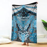 Aotearoa Iwi Ngati Porou Blanket Maori Kowhaiwhai Pattern