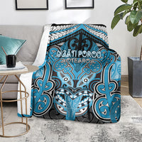 Aotearoa Iwi Ngati Porou Blanket Maori Kowhaiwhai Pattern