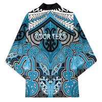 Aotearoa Iwi Ngati Porou Personalised Kimono Maori Kowhaiwhai Pattern