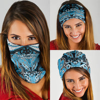 Aotearoa Iwi Ngati Porou Neck Gaiter Maori Kowhaiwhai Pattern