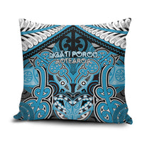 Aotearoa Iwi Ngati Porou Pillow Cover Maori Kowhaiwhai Pattern