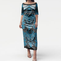 Aotearoa Iwi Ngati Porou Personalised Puletasi Maori Kowhaiwhai Pattern