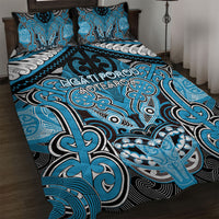 Aotearoa Iwi Ngati Porou Quilt Bed Set Maori Kowhaiwhai Pattern