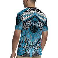 Aotearoa Iwi Ngati Porou Personalised Rugby Jersey Maori Kowhaiwhai Pattern