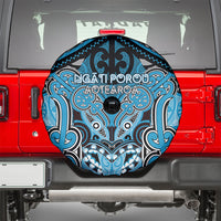 Aotearoa Iwi Ngati Porou Spare Tire Cover Maori Kowhaiwhai Pattern