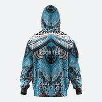 Aotearoa Iwi Ngati Porou Personalised Zip Hoodie Maori Kowhaiwhai Pattern