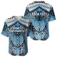 Aotearoa Iwi Ngati Kahungunu Personalised Baseball Jersey Maori Kowhaiwhai Pattern
