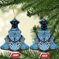 Aotearoa Iwi Ngati Kahungunu Personalised Ceramic Ornament Maori Kowhaiwhai Pattern