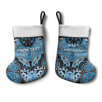 Aotearoa Iwi Ngati Kahungunu Personalised Christmas Stocking Maori Kowhaiwhai Pattern
