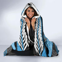 Aotearoa Iwi Ngati Kahungunu Hooded Blanket Maori Kowhaiwhai Pattern