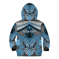 Aotearoa Iwi Ngati Kahungunu Personalised Kid Hoodie Maori Kowhaiwhai Pattern