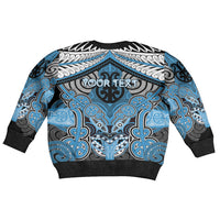 Aotearoa Iwi Ngati Kahungunu Personalised Kid Ugly Christmas Sweater Maori Kowhaiwhai Pattern