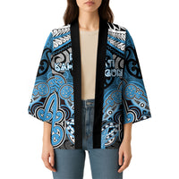 Aotearoa Iwi Ngati Kahungunu Personalised Kimono Maori Kowhaiwhai Pattern