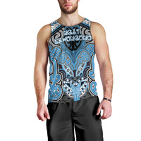 Aotearoa Iwi Ngati Kahungunu Personalised Men Tank Top Maori Kowhaiwhai Pattern