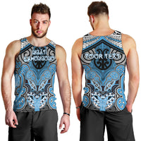 Aotearoa Iwi Ngati Kahungunu Personalised Men Tank Top Maori Kowhaiwhai Pattern