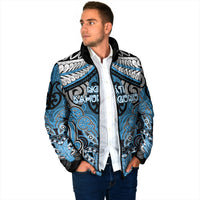 Aotearoa Iwi Ngati Kahungunu Personalised Padded Jacket Maori Kowhaiwhai Pattern