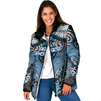 Aotearoa Iwi Ngati Kahungunu Personalised Padded Jacket Maori Kowhaiwhai Pattern