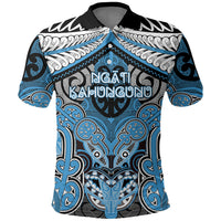 Aotearoa Iwi Ngati Kahungunu Personalised Polo Shirt Maori Kowhaiwhai Pattern