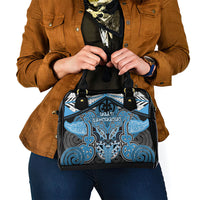 Aotearoa Iwi Ngati Kahungunu Shoulder Handbag Maori Kowhaiwhai Pattern
