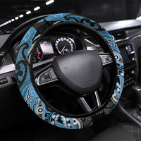 Aotearoa Iwi Ngati Kahungunu Steering Wheel Cover Maori Kowhaiwhai Pattern