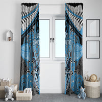 Aotearoa Iwi Ngati Kahungunu Window Curtain Maori Kowhaiwhai Pattern
