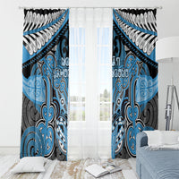Aotearoa Iwi Ngati Kahungunu Window Curtain Maori Kowhaiwhai Pattern