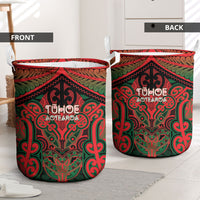 Aotearoa Iwi Tuhoe Laundry Basket Maori Kowhaiwhai Pattern