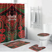 Aotearoa Iwi Tuhoe Bathroom Set Maori Kowhaiwhai Pattern