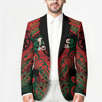Aotearoa Iwi Tuhoe Personalised Blazer Maori Kowhaiwhai Pattern