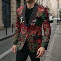Aotearoa Iwi Tuhoe Personalised Blazer Maori Kowhaiwhai Pattern
