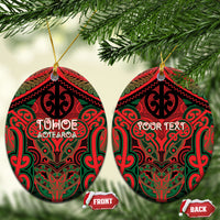 Aotearoa Iwi Tuhoe Personalised Ceramic Ornament Maori Kowhaiwhai Pattern