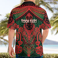 Aotearoa Iwi Tuhoe Personalised Hawaiian Shirt Maori Kowhaiwhai Pattern