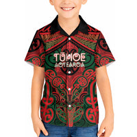 Aotearoa Iwi Tuhoe Personalised Hawaiian Shirt Maori Kowhaiwhai Pattern