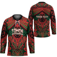 Aotearoa Iwi Tuhoe Personalised Hockey Jersey Maori Kowhaiwhai Pattern