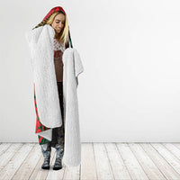 Aotearoa Iwi Tuhoe Hooded Blanket Maori Kowhaiwhai Pattern
