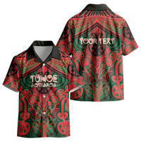 Aotearoa Iwi Tuhoe Personalised Kid Hawaiian Shirt Maori Kowhaiwhai Pattern