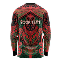 Aotearoa Iwi Tuhoe Personalised Long Sleeve Shirt Maori Kowhaiwhai Pattern