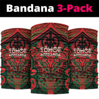 Aotearoa Iwi Tuhoe Neck Gaiter Maori Kowhaiwhai Pattern