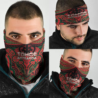 Aotearoa Iwi Tuhoe Neck Gaiter Maori Kowhaiwhai Pattern