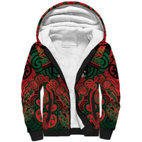 Aotearoa Iwi Tuhoe Personalised Sherpa Hoodie Maori Kowhaiwhai Pattern