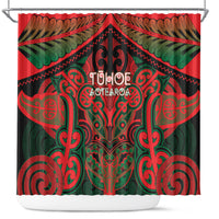 Aotearoa Iwi Tuhoe Shower Curtain Maori Kowhaiwhai Pattern