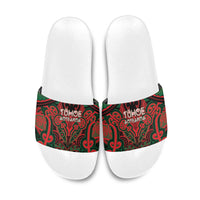 Aotearoa Iwi Tuhoe Slide Sandals Maori Kowhaiwhai Pattern