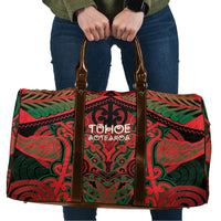 Aotearoa Iwi Tuhoe Travel Bag Maori Kowhaiwhai Pattern