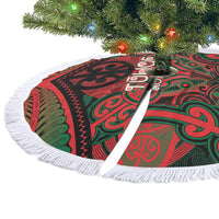 Aotearoa Iwi Tuhoe Tree Skirt Maori Kowhaiwhai Pattern