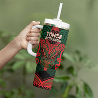 Aotearoa Iwi Tuhoe Personalised Tumbler With Handle Maori Kowhaiwhai Pattern