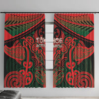 Aotearoa Iwi Tuhoe Window Curtain Maori Kowhaiwhai Pattern