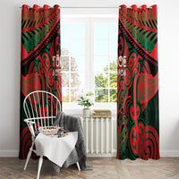 Aotearoa Iwi Tuhoe Window Curtain Maori Kowhaiwhai Pattern